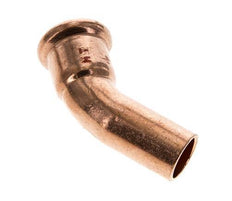 45deg Elbow Press Fitting - 18mm Female & 18mm Male - Copper alloy