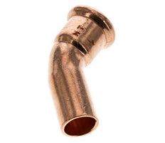 45deg Elbow Press Fitting - 18mm Female & 18mm Male - Copper alloy