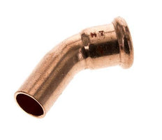 45deg Elbow Press Fitting - 18mm Female & 18mm Male - Copper alloy