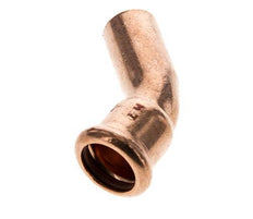 45deg Elbow Press Fitting - 18mm Female & 18mm Male - Copper alloy