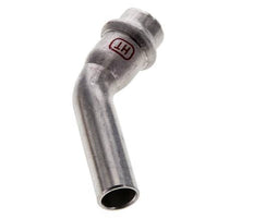 45deg Elbow Press Fitting - 15mm Female & 15mm Male - Stainless Steel