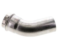 45deg Elbow Press Fitting - 54mm Female & 54mm Male - Stainless Steel