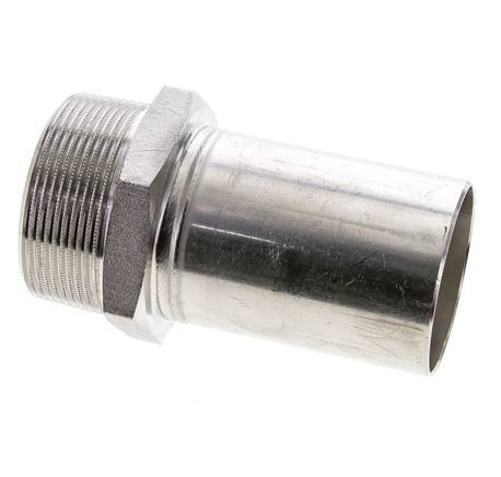 Press Fitting - 54mm Male & R 2'' Male - Stainless Steel