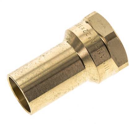 Press Fitting - 22mm Male & Rp 3/4'' Female - Copper alloy