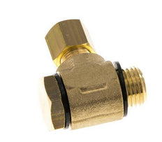 6mm & G1/4'' Brass Swivel Joint Compression Fitting with Male Threads 150 bar Polyamide DIN EN 1254-2