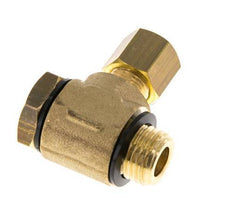 6mm & G1/4'' Brass Swivel Joint Compression Fitting with Male Threads 150 bar Polyamide DIN EN 1254-2