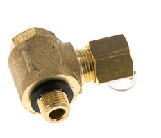8mm & G1/8'' Brass Swivel Joint Compression Fitting with Male Threads 135 bar Polyamide DIN EN 1254-2