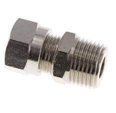 12L & R1/2'' Nickel plated Brass Straight Cutting Fitting with Male Threads 75 bar ISO 8434-1