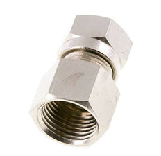 12L & G1/2'' Nickel plated Brass Straight Cutting Fitting with Female Threads 75 bar ISO 8434-1