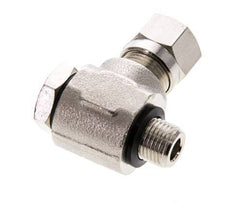 8LL & G1/8'' Nickel plated Brass Swivel Joint Cutting Fitting with Male Threads 100 bar Rotatable ISO 8434-1