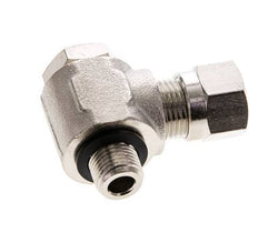 8LL & G1/8'' Nickel plated Brass Swivel Joint Cutting Fitting with Male Threads 100 bar Rotatable ISO 8434-1