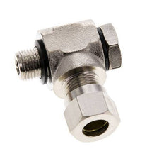 8LL & G1/8'' Nickel plated Brass Swivel Joint Cutting Fitting with Male Threads 100 bar Rotatable ISO 8434-1