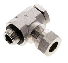 12L & G3/8'' Nickel plated Brass Swivel Joint Cutting Fitting with Male Threads 75 bar Rotatable ISO 8434-1