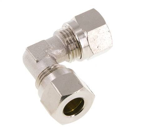 10L Nickel plated Brass Elbow Cutting Fitting 115 bar ISO 8434-1
