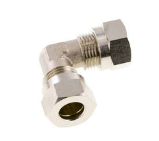 12L Nickel plated Brass Elbow Cutting Fitting 75 bar ISO 8434-1