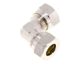 15L Nickel plated Brass Elbow Cutting Fitting 70 bar ISO 8434-1