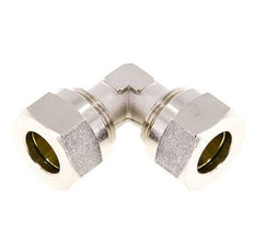 15L Nickel plated Brass Elbow Cutting Fitting 70 bar ISO 8434-1