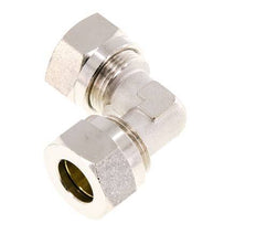 15L Nickel plated Brass Elbow Cutting Fitting 70 bar ISO 8434-1