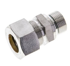 18L & M22x1.5 Stainless Steel Straight Compression Fitting with Male Threads 315 bar FKM ISO 8434-1
