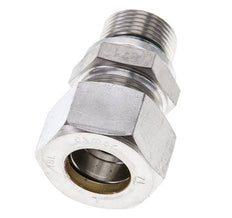 18L & M22x1.5 Stainless Steel Straight Compression Fitting with Male Threads 315 bar FKM ISO 8434-1