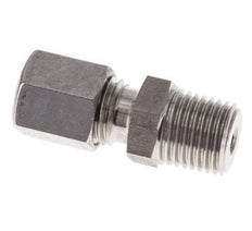 6L & R1/4'' Stainless Steel Straight Cutting Fitting with Male Threads 315 bar ISO 8434-1