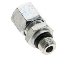 8L & UNF 7/16''-20 Zink plated Steel Straight Cutting Fitting with Male Threads 315 bar ISO 8434-1