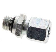 8L & UNF 7/16''-20 Zink plated Steel Straight Cutting Fitting with Male Threads 315 bar ISO 8434-1