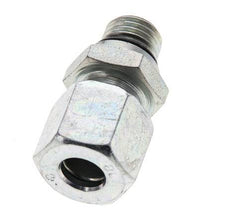 8L & UNF 7/16''-20 Zink plated Steel Straight Cutting Fitting with Male Threads 315 bar ISO 8434-1