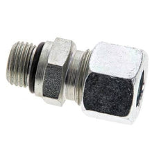 12L & UNF 9/16''-18 Zink plated Steel Straight Cutting Fitting with Male Threads 315 bar ISO 8434-1