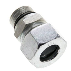 18L & UNF 7/8''-14 Zink plated Steel Straight Cutting Fitting with Male Threads 315 bar ISO 8434-1