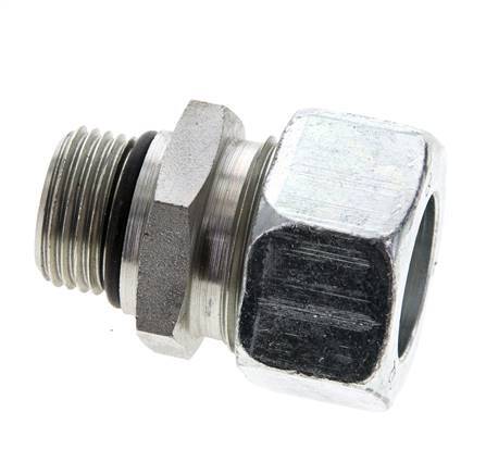 22L & UNF 7/8''-14 Zink plated Steel Straight Cutting Fitting with Male Threads 160 bar ISO 8434-1