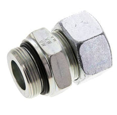 30S & UN 1-5/8''-12 Zink plated Steel Straight Cutting Fitting with Male Threads 400 bar ISO 8434-1