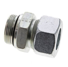 30S & UN 1-5/8''-12 Zink plated Steel Straight Cutting Fitting with Male Threads 400 bar ISO 8434-1