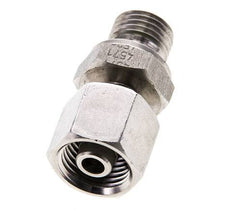 8S & M14x1.5 Stainless Steel Straight Swivel with Male Threads 630 bar FKM Adjustable ISO 8434-1