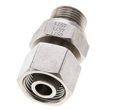 12S & M18x1.5 Stainless Steel Straight Swivel with Male Threads 630 bar FKM Adjustable ISO 8434-1