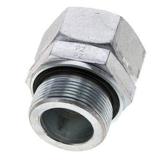 35L & M42x2 Zink plated Steel Straight Swivel with Male Threads 160 bar NBR O-ring Sealing Cone Adjustable ISO 8434-1