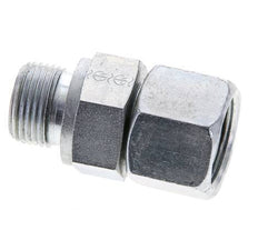 14S & M20x1.5 Zink plated Steel Straight Swivel with Male Threads 630 bar NBR O-ring Sealing Cone Adjustable ISO 8434-1