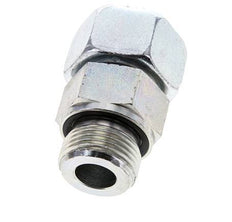 20S & M27x2 Zink plated Steel Straight Swivel with Male Threads 400 bar NBR O-ring Sealing Cone Adjustable ISO 8434-1