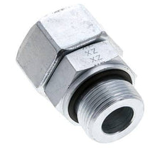 25S & M33x2 Zink plated Steel Straight Swivel with Male Threads 400 bar NBR O-ring Sealing Cone Adjustable ISO 8434-1