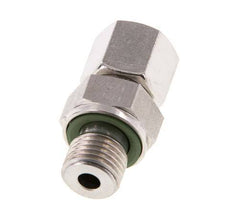 8L & G1/4'' Stainless Steel Straight Swivel with Male Threads 315 bar FKM Adjustable ISO 8434-1
