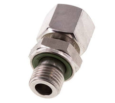 10L & G1/4'' Stainless Steel Straight Swivel with Male Threads 315 bar FKM Adjustable ISO 8434-1