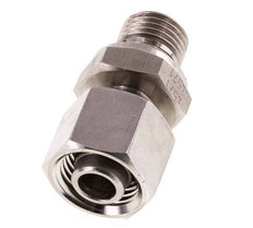 10L & G1/4'' Stainless Steel Straight Swivel with Male Threads 315 bar FKM Adjustable ISO 8434-1