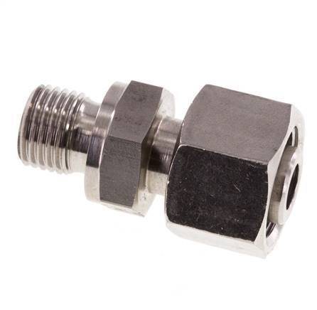 12L & G1/4'' Stainless Steel Straight Swivel with Male Threads 315 bar FKM Adjustable ISO 8434-1
