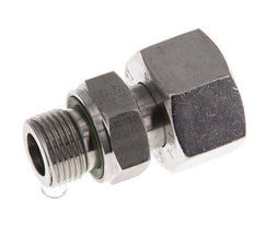 15L & G3/8'' Stainless Steel Straight Swivel with Male Threads 315 bar FKM Adjustable ISO 8434-1