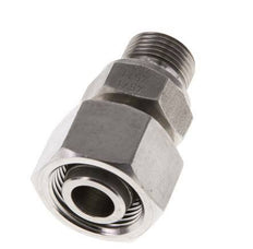 15L & G3/8'' Stainless Steel Straight Swivel with Male Threads 315 bar FKM Adjustable ISO 8434-1