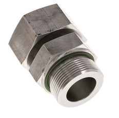 38S & G1-1/2'' Stainless Steel Straight Swivel with Male Threads 315 bar FKM Adjustable ISO 8434-1