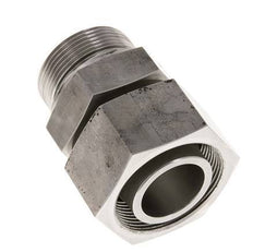 38S & G1-1/2'' Stainless Steel Straight Swivel with Male Threads 315 bar FKM Adjustable ISO 8434-1