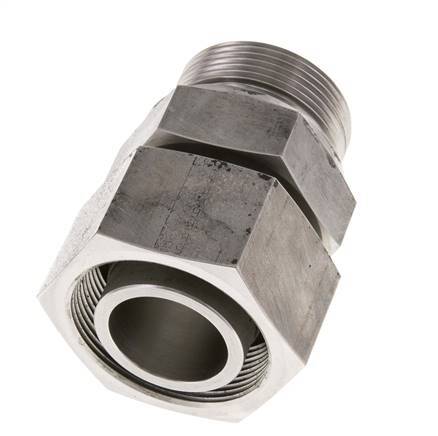 38S & G1-1/2'' Stainless Steel Straight Swivel with Male Threads 315 bar FKM Adjustable ISO 8434-1