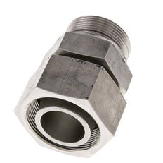 38S & G1-1/2'' Stainless Steel Straight Swivel with Male Threads 315 bar FKM Adjustable ISO 8434-1