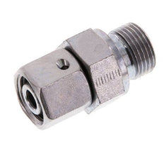 10L & G3/8'' Zink plated Steel Straight Swivel with Male Threads 315 bar NBR O-ring Sealing Cone Adjustable ISO 8434-1